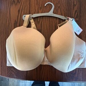 Cacique Women's Beige Invisible Backsmoother Bra